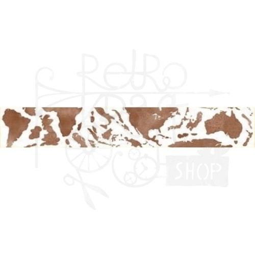 Taśma washi - Mapa retro - 30mm