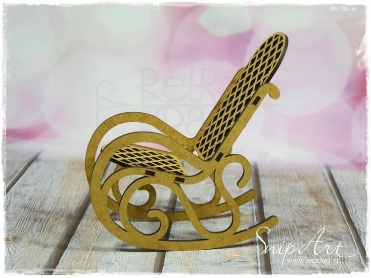 Tekturka Fotel bujany 3D MDF SnipArt