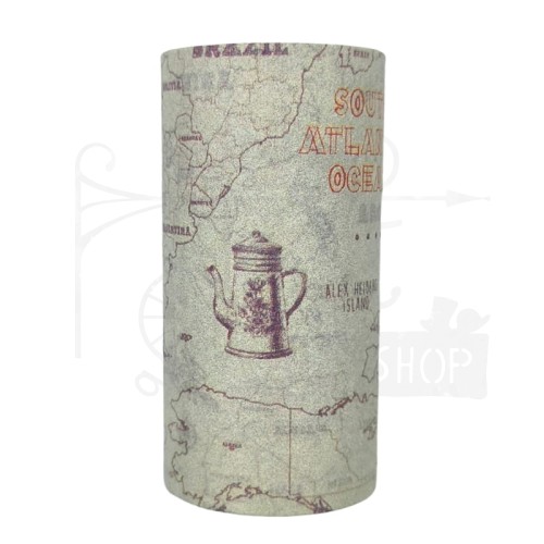 Taśma washi - Mapa retro - 75mm