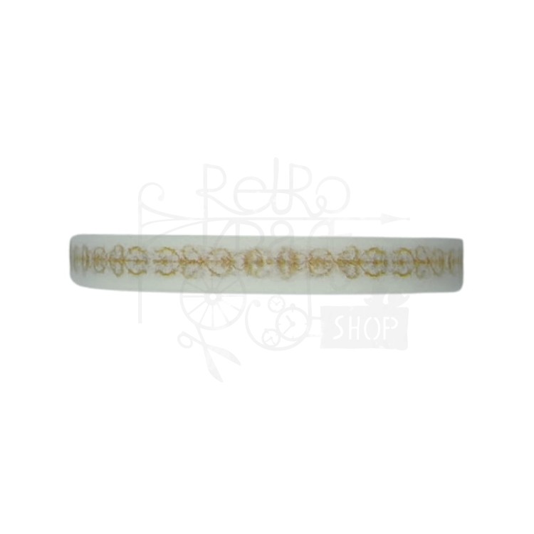 Taśma washi - Delikatny ornament retro - 5mm