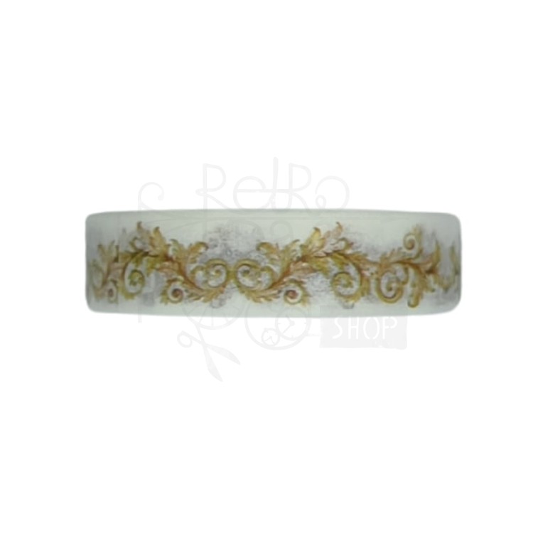 Taśma washi - Delikatny ornament retro - 10mm