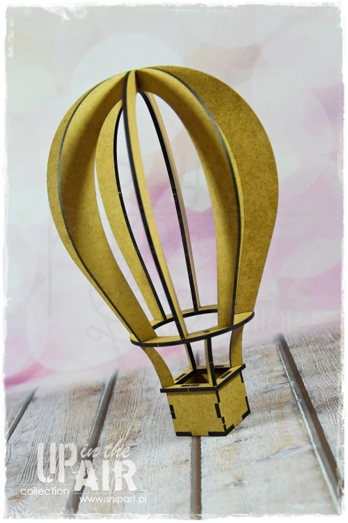 Tekturka balon 3D MDF Up In The Air SnipArt