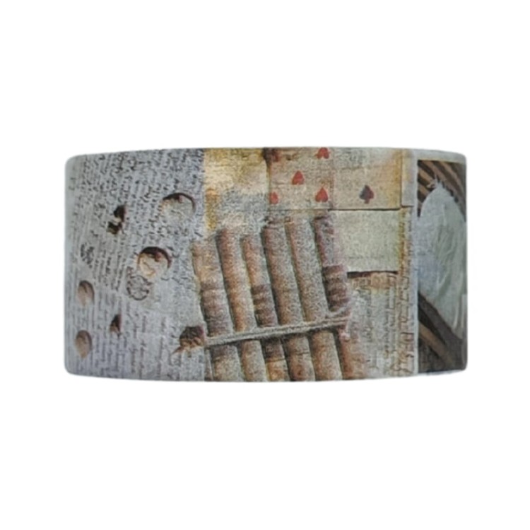 Taśma washi - Elementy retro - 20mm