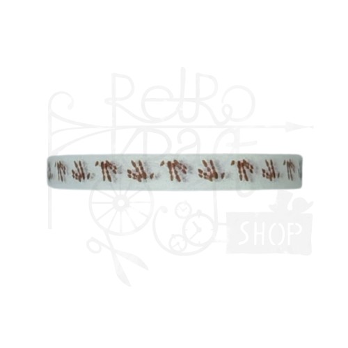 Taśma washi - Ślady ptaków - 5mm