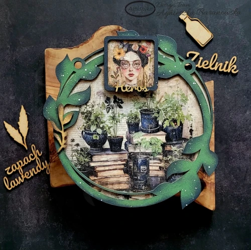 Dekor HDF - Mini ramka prostokątna 1 - Artistiko