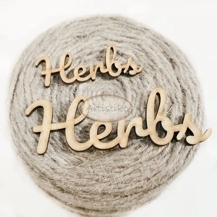 Napis HDF - Herbs 1 - Artistiko