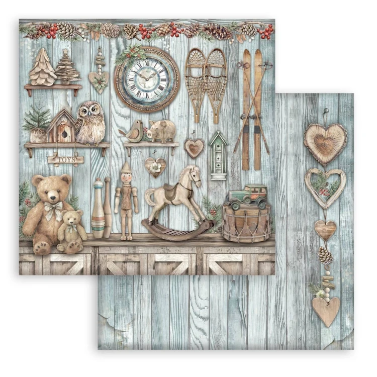 Zestaw papierów do scrapbookingu 20x20 The Owl’s House SBBS130 Stamperia