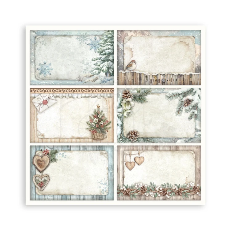Zestaw papierów jednostronnych do scrapbookingu 20x20 The Owl’s House 22 arkusze SBBSXB16 Stamperia