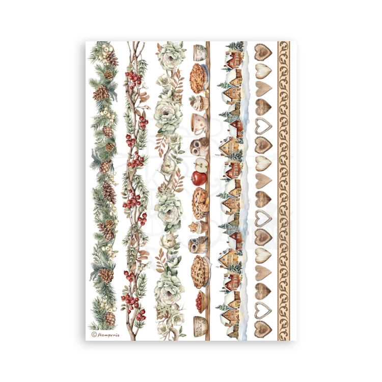 Papier washi A5 The Owl’s House 8 Ark SBW23 Stamperia