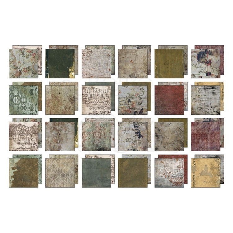 Zestaw papierów Departed Tim Holtz Idea-ology Paper Stash