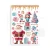 Papier washi A5 Candy Christmas 8 Ark SBW22 Stamperia