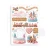 Papier washi A5 Candy Christmas 8 Ark SBW22 Stamperia