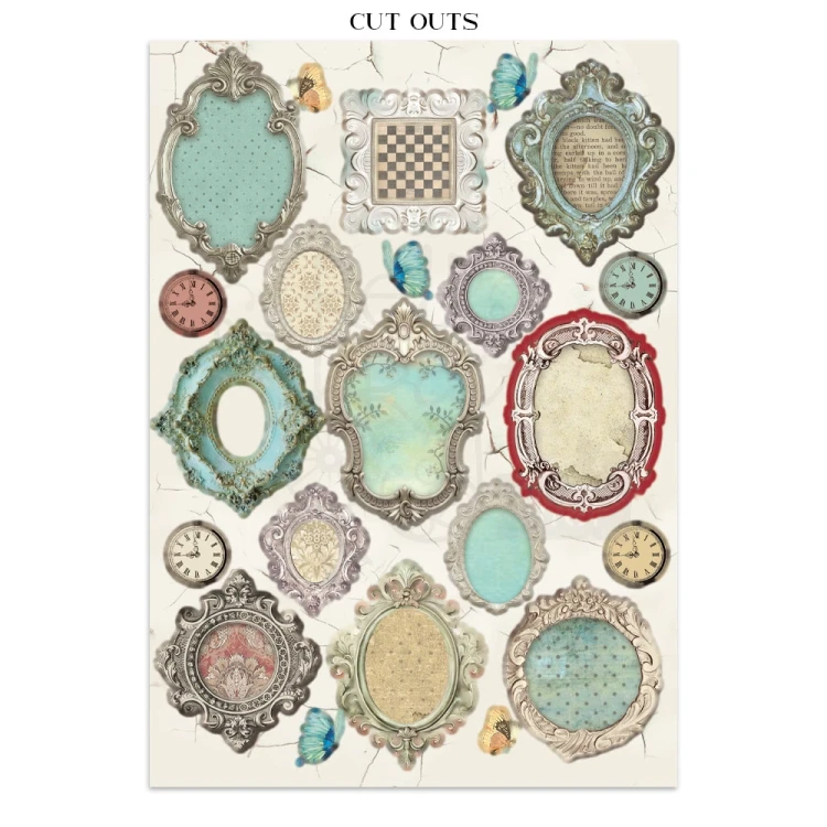 Junk Journal Alice in Christmas 16 kart SBJK03 Stamperia