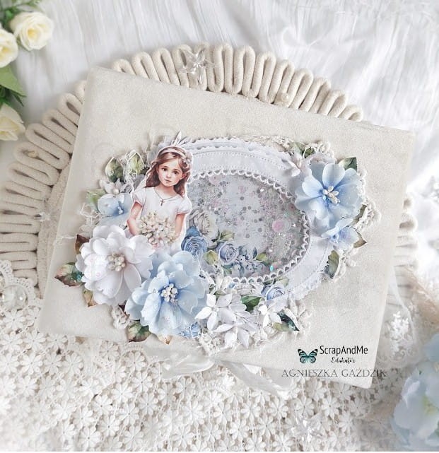 Papier do scrapbookingu 30x30 elementy do wycięcia First Communion Girl 3 ScrapAndMe