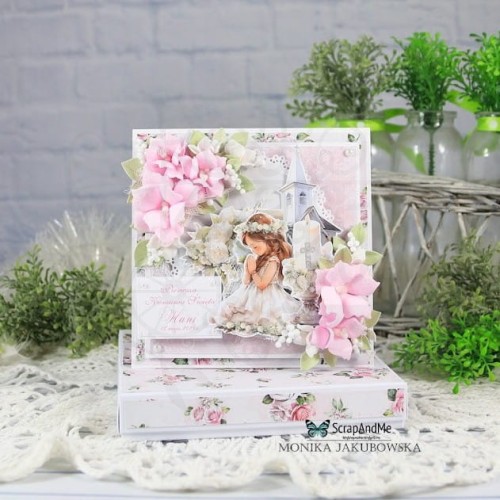 Papier do scrapbookingu 30x30 elementy do wycięcia First Communion Girl 4 ScrapAndMe