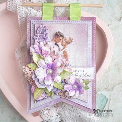 Papier do scrapbookingu 30x30 elementy do wycięcia Wedding 5 ScrapAndMe