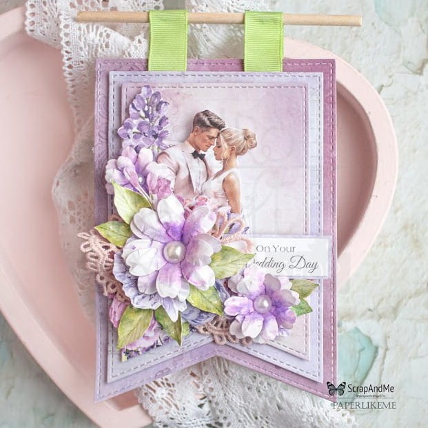 Papier do scrapbookingu 30x30 elementy do wycięcia Wedding 5 ScrapAndMe