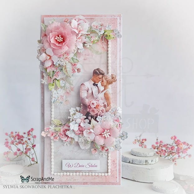 Papier do scrapbookingu 30x30 elementy do wycięcia Wedding 5 ScrapAndMe