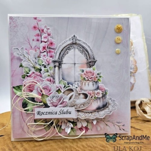 Papier do scrapbookingu 30x30 elementy do wycięcia Wedding 6 ScrapAndMe