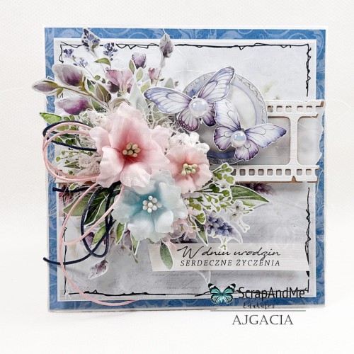 Papier 30x30 elementy do wycięcia Sunday Morning - Flowers - ScrapAndMe