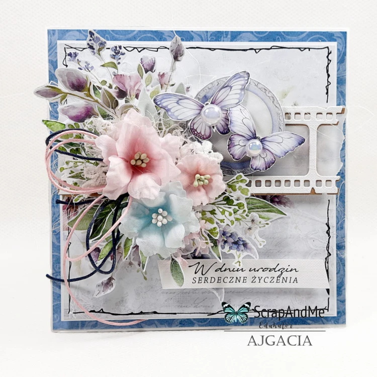 Papier 30x30 elementy do wycięcia Sunday Morning - Flowers - ScrapAndMe