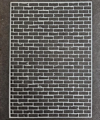 Szablon maska A4 Tło - murek cegły LBS081 LaBlanche