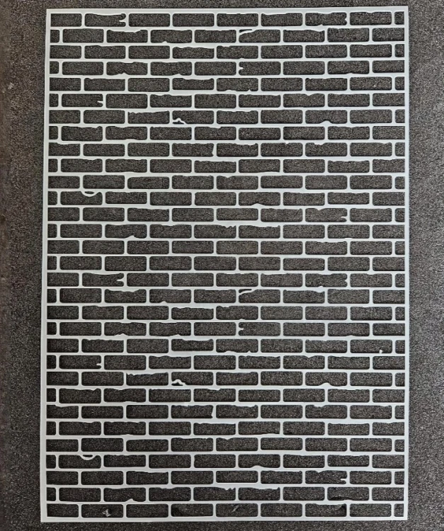Szablon maska A4 Tło - murek cegły LBS081 LaBlanche