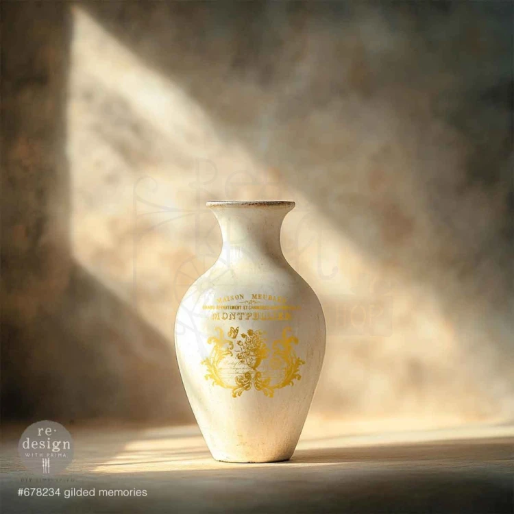 H2O Transfers 21.5x27.9cm Gilded Memories 2 ark 678234 Prima