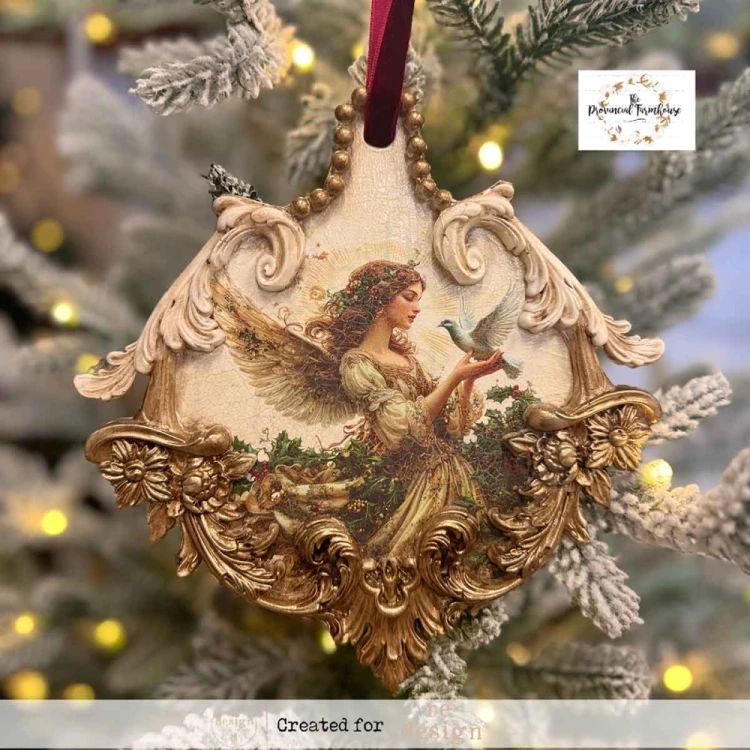 Rub-on Decor Transfer Middy 21.5x27.9cm Heavenly Wings 4 ark 677930 Prima