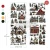 Rub-on Decor Transfer Middy 21.5x27.9cm Village Of Wonder 4 ark 677923 Prima