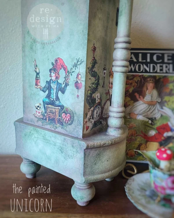 Rub-on Decor Transfer Middy 21.5x27.9cm Whimsical Holiday Dreams 4 ark 676643 Prima