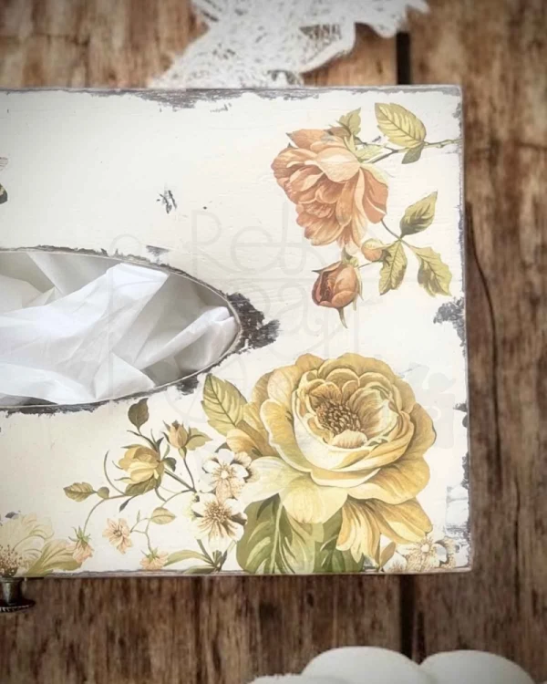 Rub-on Decor Transfer Middy 21.5x27.9cm Belle Epoque Blooms 3 ark 678098 Prima
