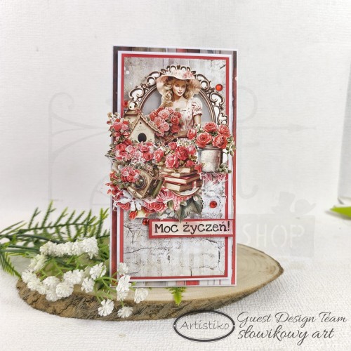 Papier do scrapbookingu A4 dodatki do wycinania Shabby Chic 01 A-P-078 Artistiko
