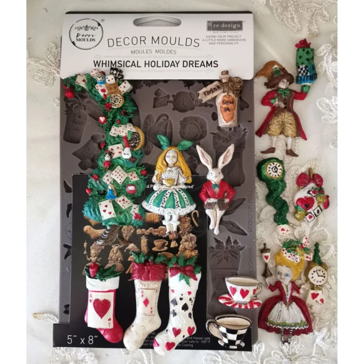 Foremka silikonowa 20x13 Whimsical Holiday Dreams 678739 Prima