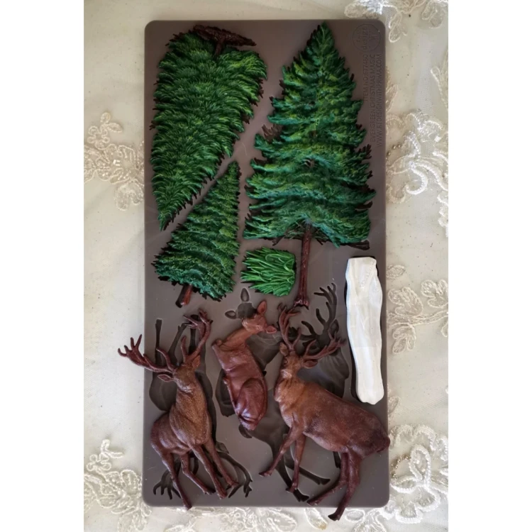 Foremka silikonowa 25x13 Evergreen Christmas Magic 677480 Prima