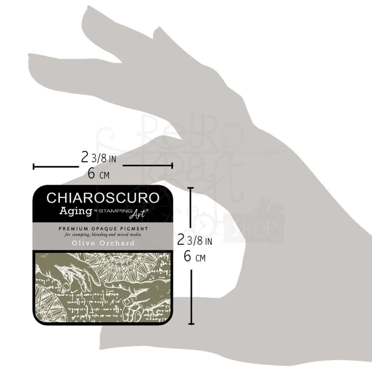 Tusz postarzający Chiaroscuro Aging Ink Pad Olive Orchard PKA108 Ciao Bella