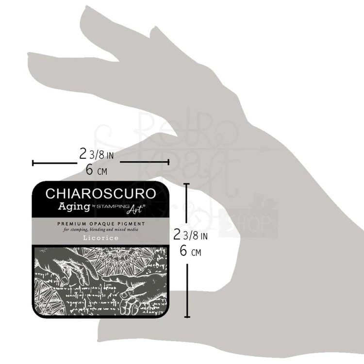 Tusz postarzający Chiaroscuro Aging Ink Pad Licorice PKA106 Ciao Bella
