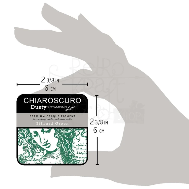 Tusz postarzający Chiaroscuro Dusty Ink Pad Billiard Green PKD126 Ciao Bella