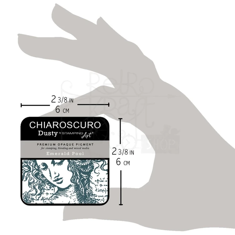 Tusz postarzający Chiaroscuro Dusty Ink Pad Emerald Pool PKD125 Ciao Bella