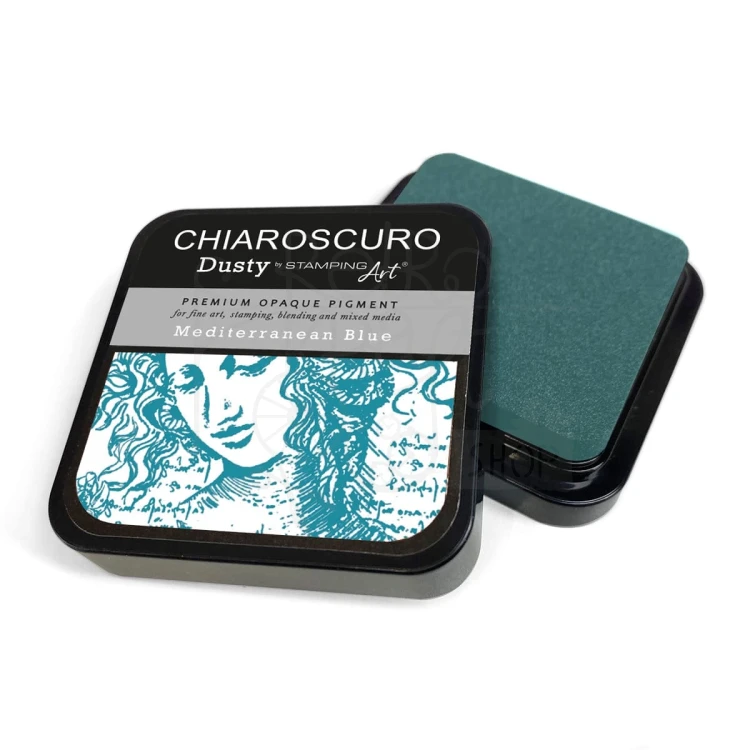 Tusz postarzający Chiaroscuro Dusty Ink Pad Mediterranean Blue PKD122 Ciao Bella