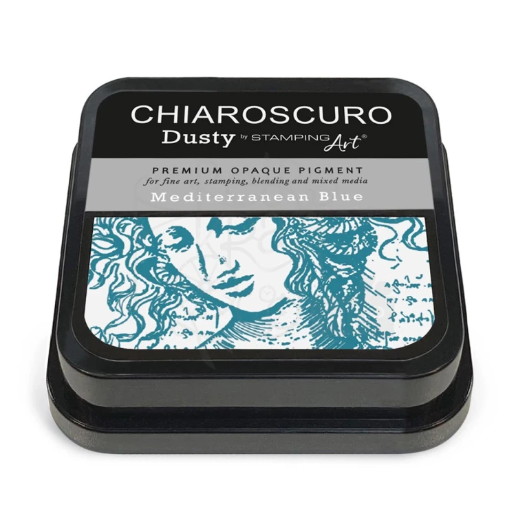 Tusz postarzający Chiaroscuro Dusty Ink Pad Mediterranean Blue PKD122 Ciao Bella