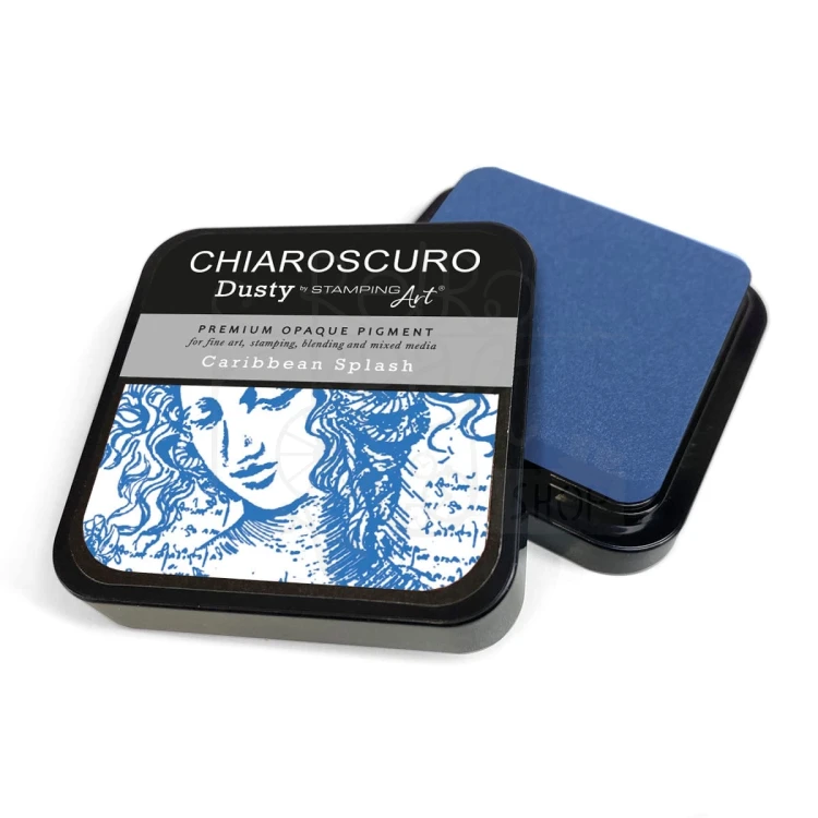 Tusz postarzający Chiaroscuro Dusty Ink Pad Caribbean Splash PKD120 Ciao Bella