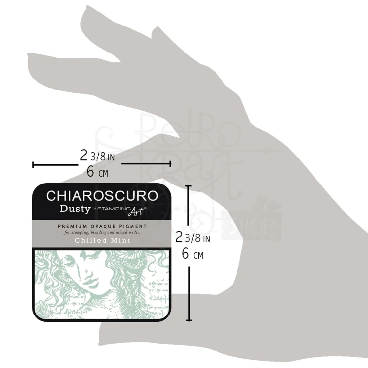 Tusz postarzający Chiaroscuro Dusty Ink Pad Chilled Mint PKD127 Ciao Bella
