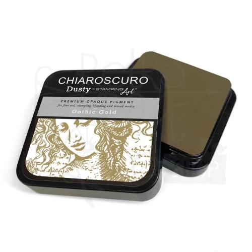 Tusz postarzający Chiaroscuro Dusty Ink Pad Gothic Gold PKD107 Ciao Bella