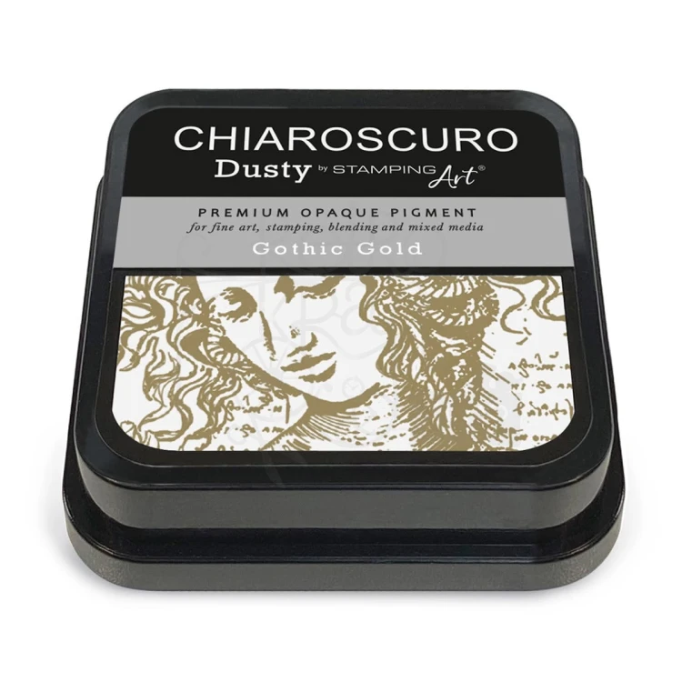 Tusz postarzający Chiaroscuro Dusty Ink Pad Gothic Gold PKD107 Ciao Bella