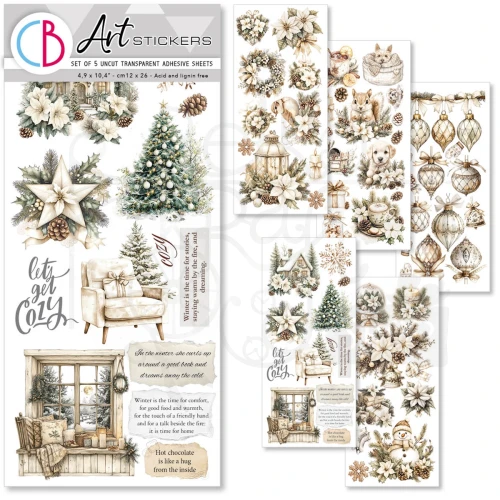 Naklejki foliowe do scrapbookingu Winter Season CBI004 Ciao Bella