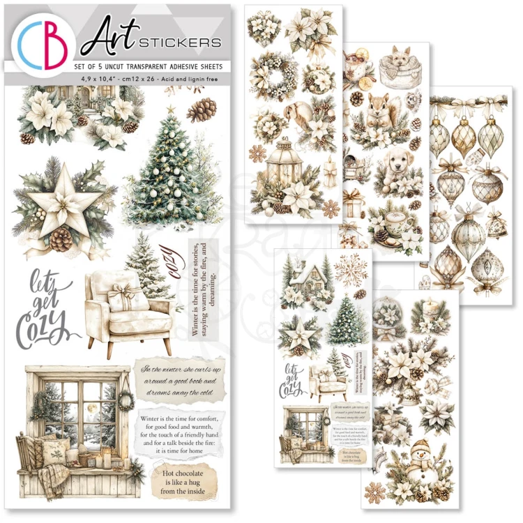 Naklejki foliowe do scrapbookingu Winter Season CBI004 Ciao Bella