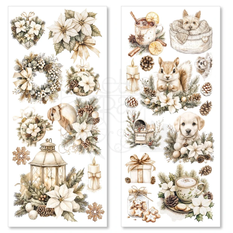 Naklejki foliowe do scrapbookingu Winter Season CBI004 Ciao Bella