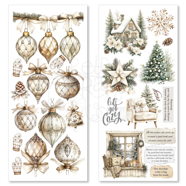 Naklejki foliowe do scrapbookingu Winter Season CBI004 Ciao Bella