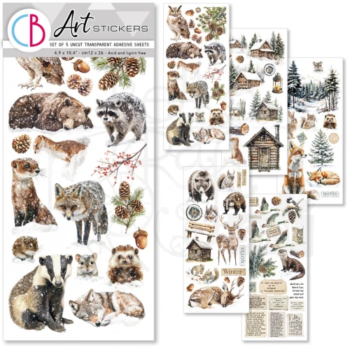 Naklejki foliowe do scrapbookingu Forest Tales CBI006 Ciao Bella